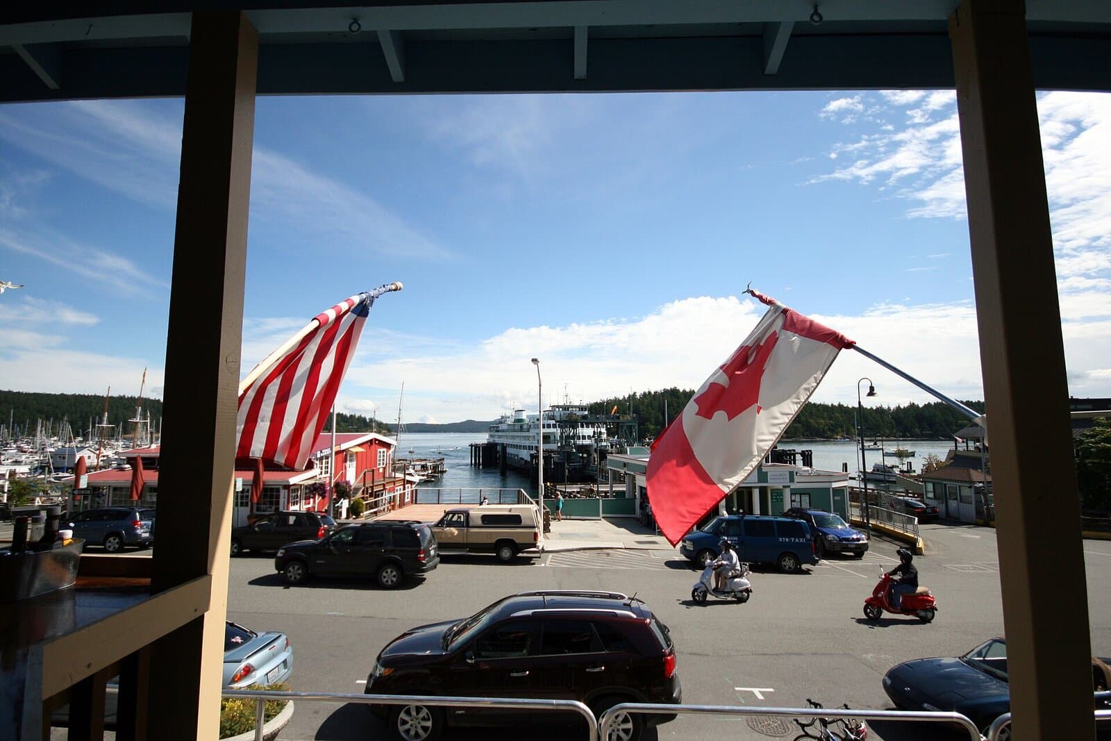 Friday Harbor Marina — aerial
