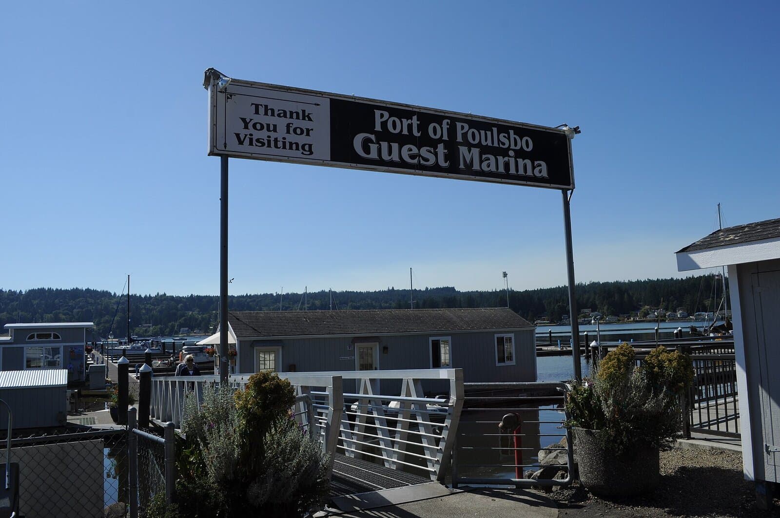Port of Poulsbo Marina — aerial