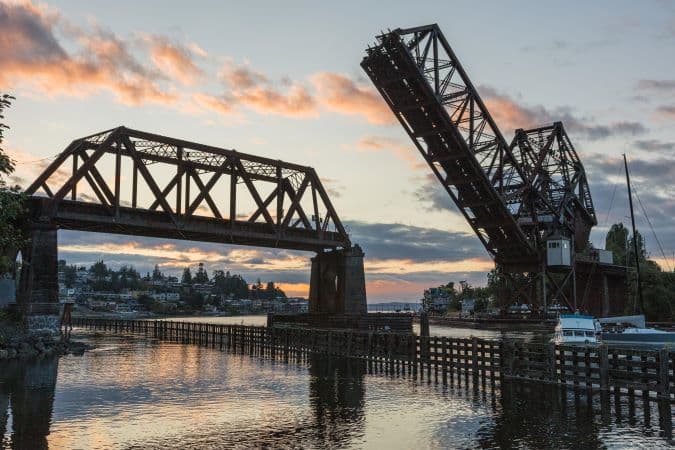 BNSF Closing Salmon Bay Railroad Bridge for Maintenance